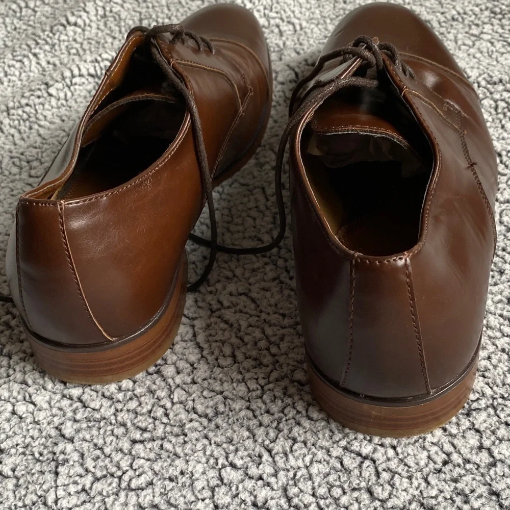 Apt. 9 Rich Brown Leather Derbys